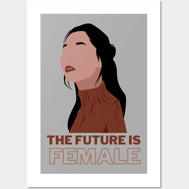 The Future is female Wall Art by Magitasy